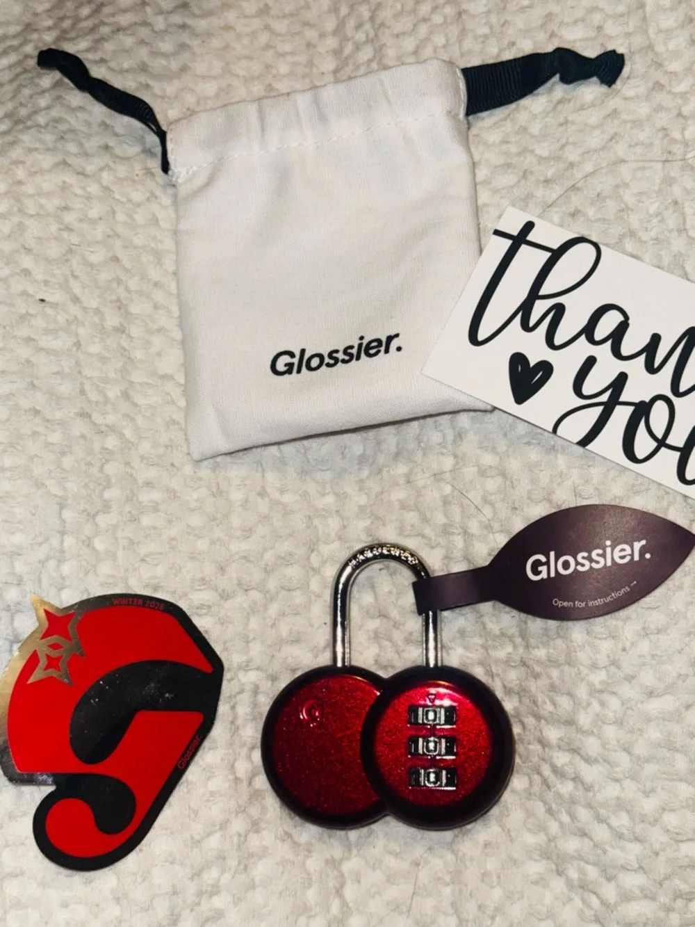 Glossier Red Combination collector padlock. Sold out! - Picture 5 of 15